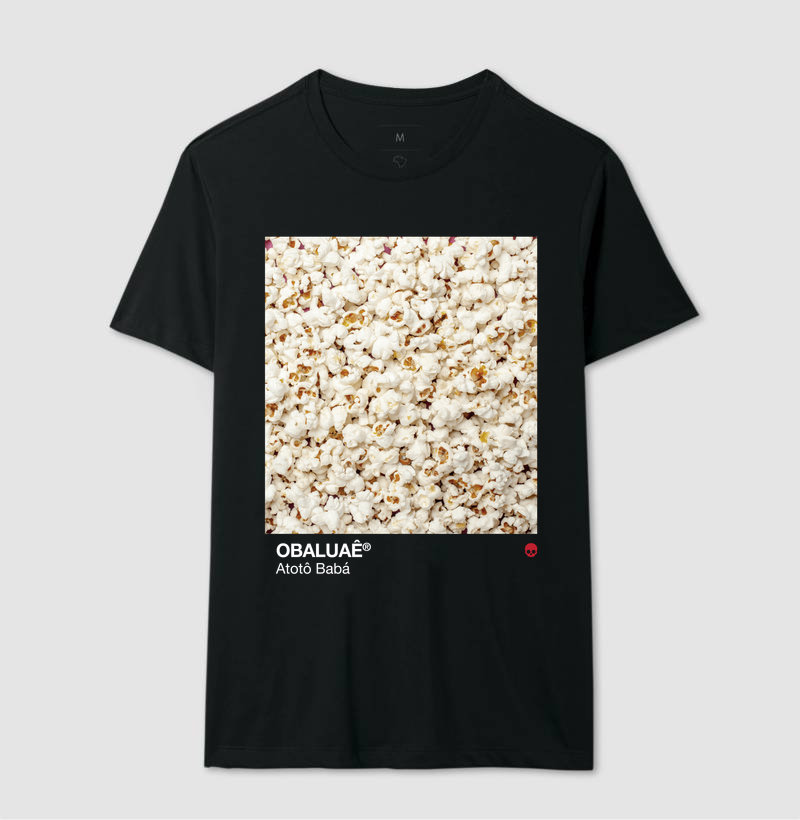 Camiseta Umbanda Orixá Obaluaê Omolu - Pipoca - Imagem 2