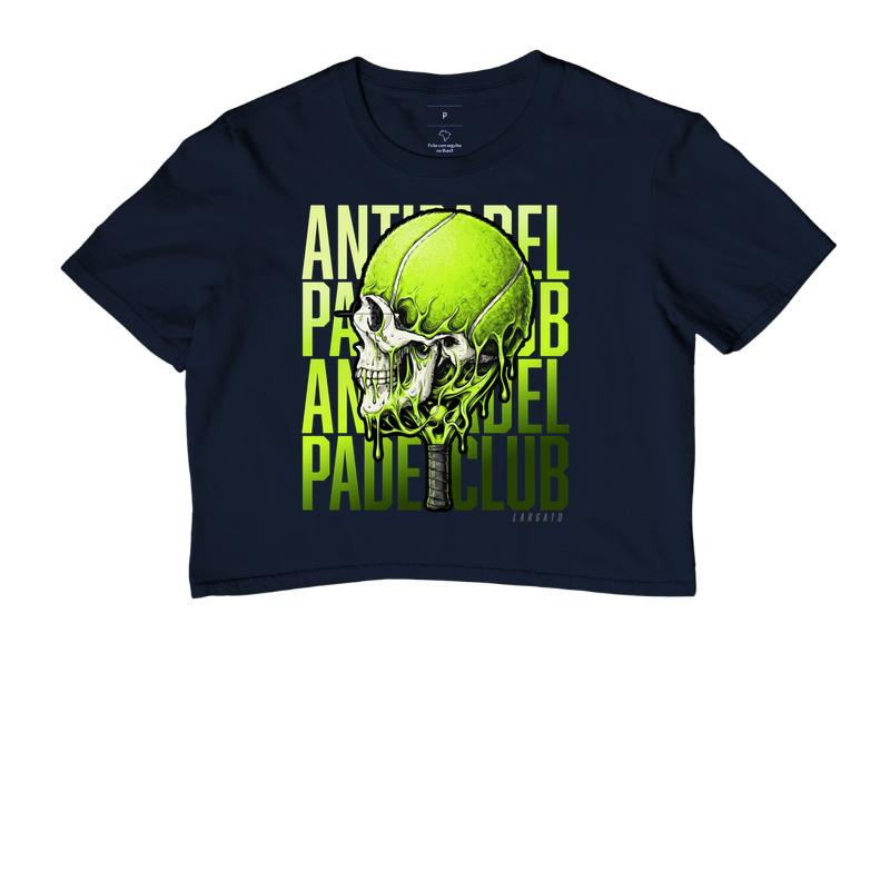 Camiseta Anti-Padel Caveira Verde - Imagem 4