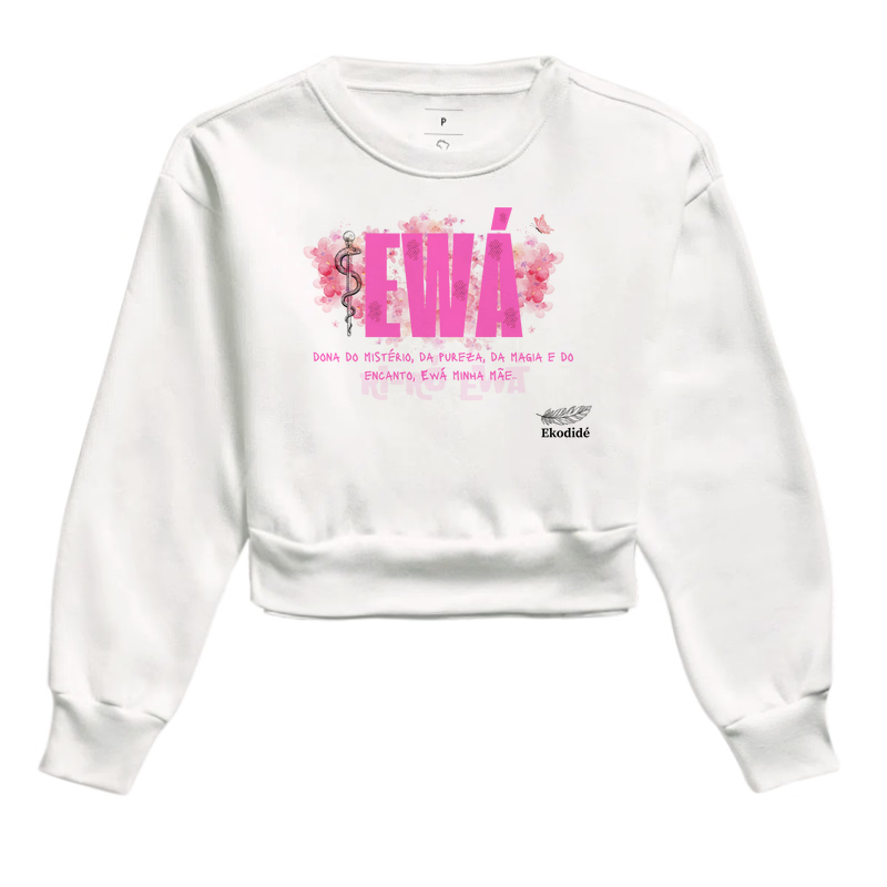 Ewá Moletom Cropped