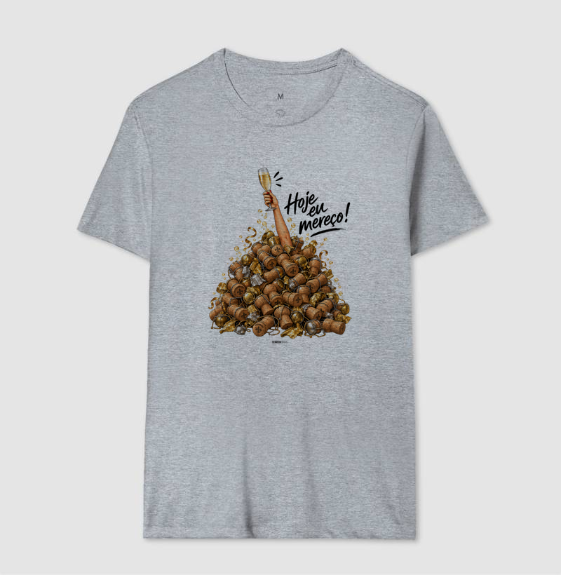 Camiseta “Hoje Eu Mereço” – Champagne Lifestyle - Imagem 8