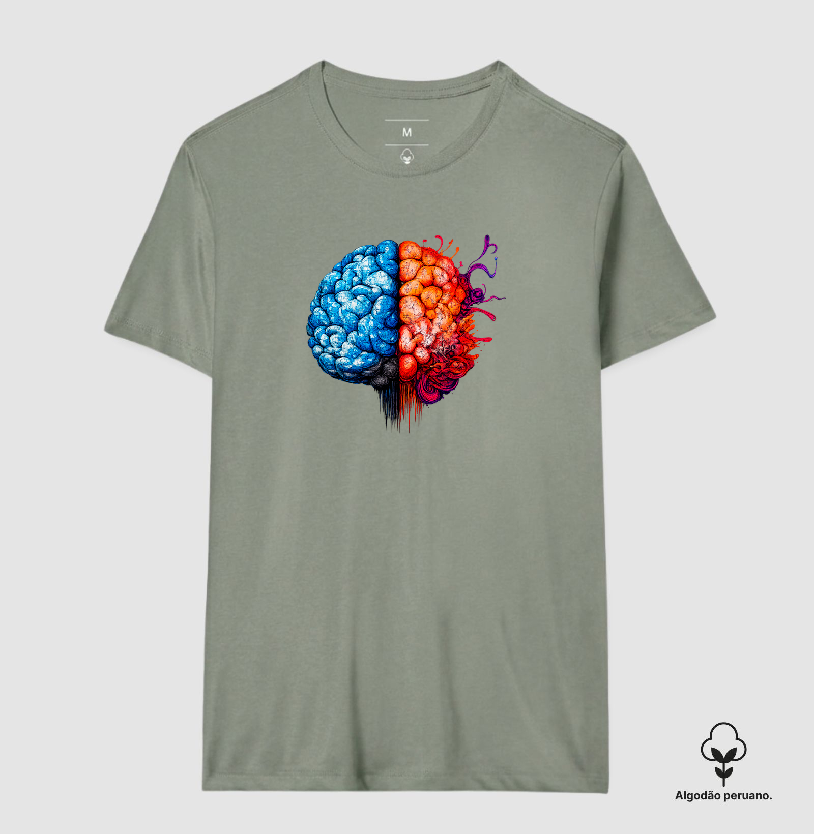 Camiseta - "2 Brains" - Imagem 2
