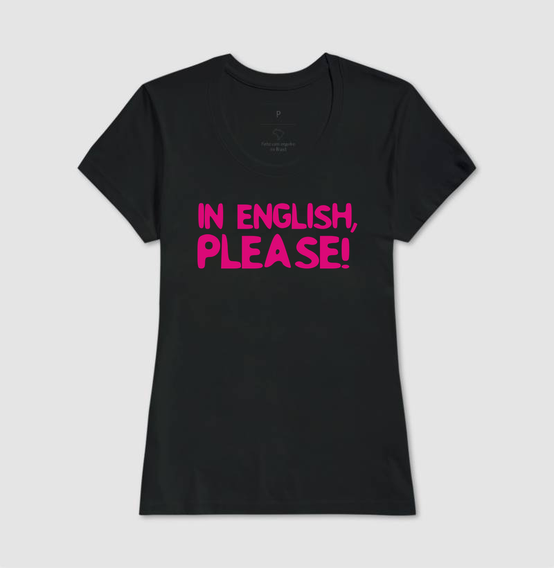 Camiseta | In English Pink - Imagem 3