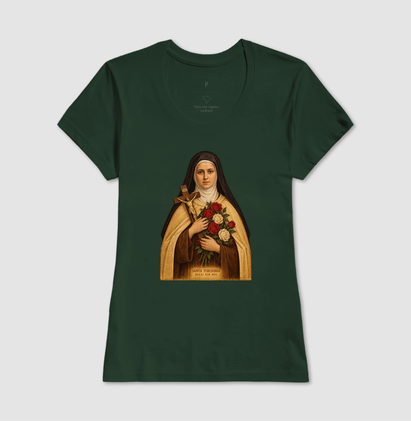 Camiseta Santa Teresinha Rogai por Nós - Imagem 11
