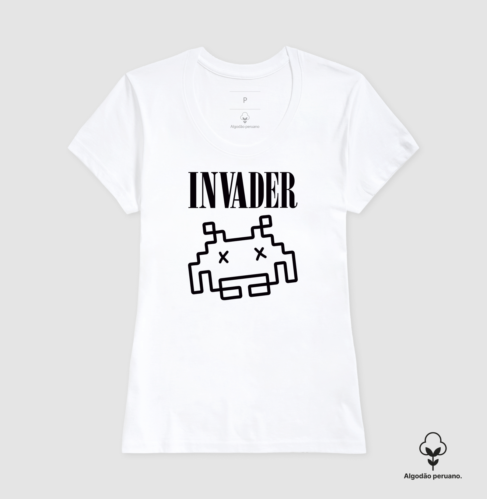 Camiseta Algodão Peruano Invader - Imagem 5
