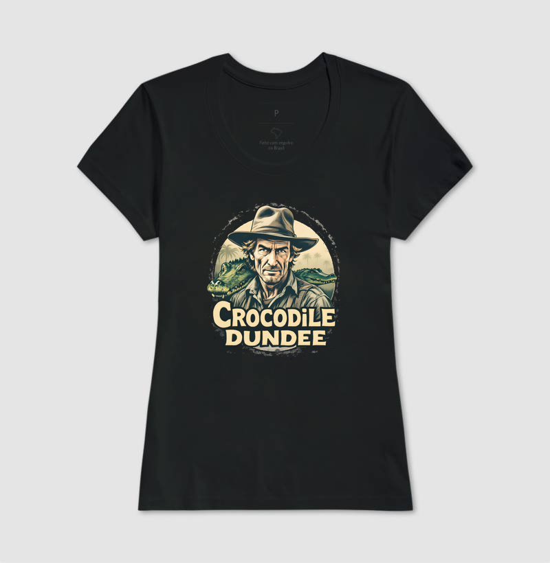 Camiseta Crocodilo Dundee Selvagem - Imagem 3