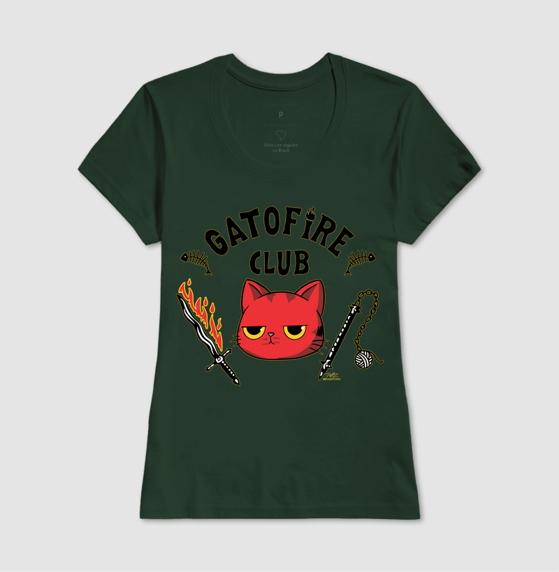 Camiseta Gato Sincero GatoFire Club - Imagem 13