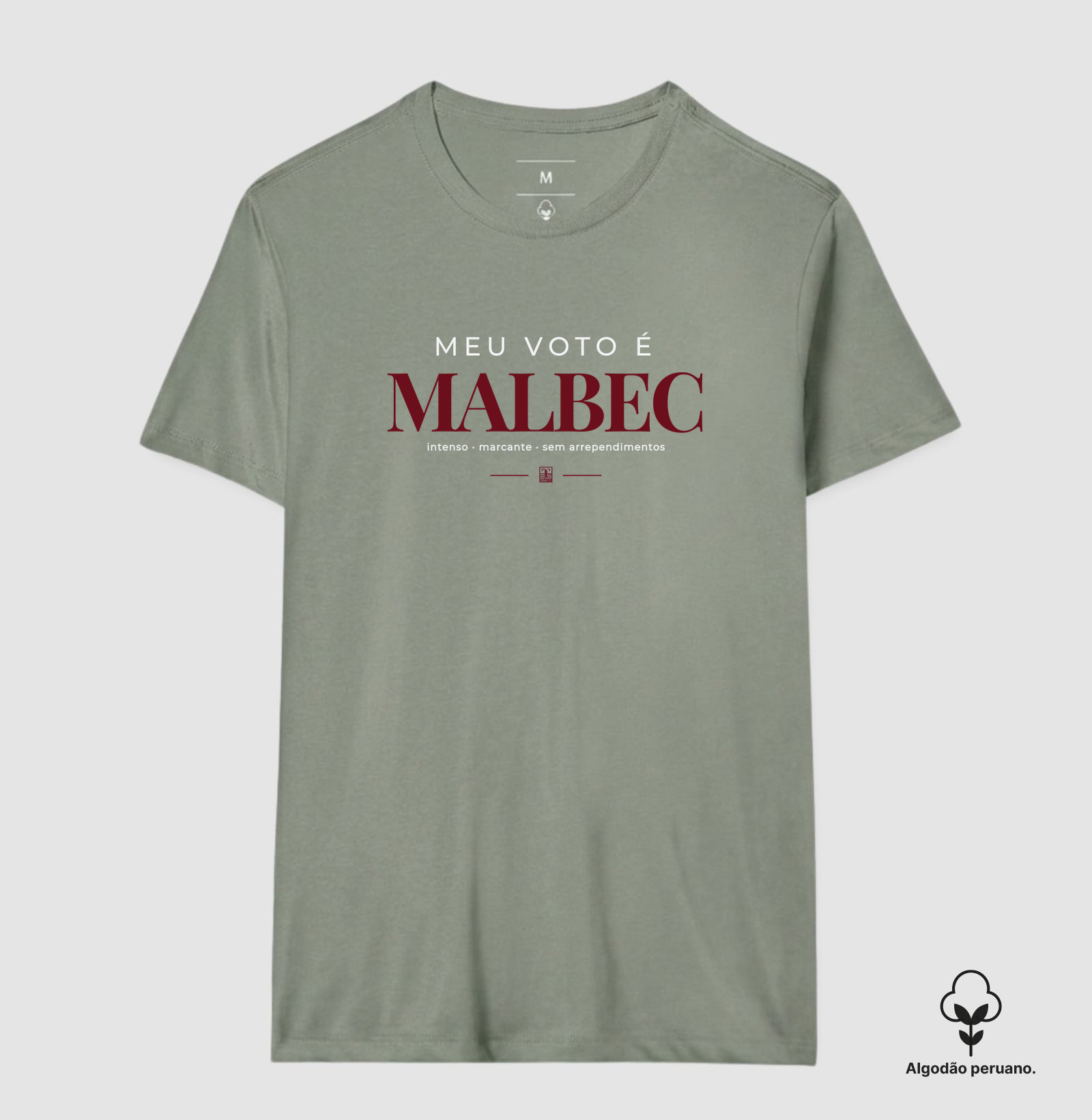 Camiseta “Meu Voto é Malbec” – Minimal Wine - Imagem 8