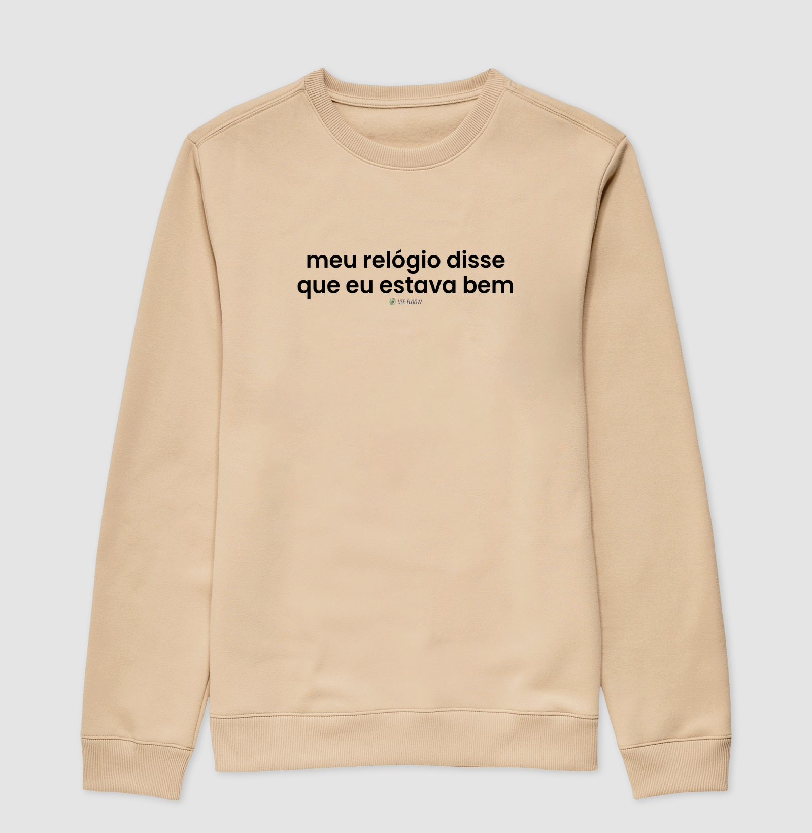 Moletom Corrida - Meu Relógio Disse Que Eu Estava Bem - Imagem 3