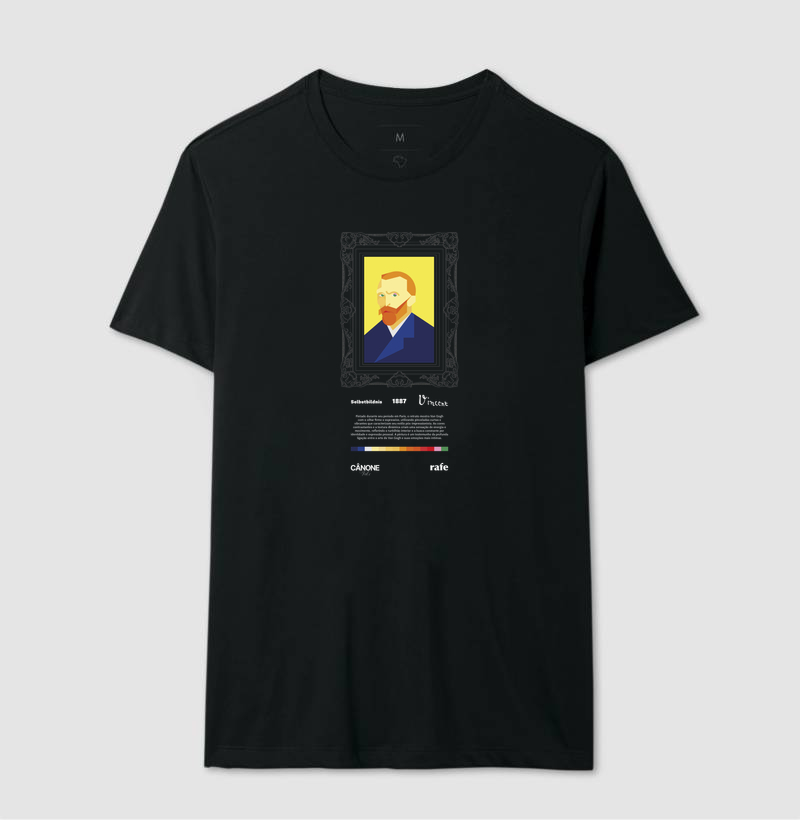 Camiseta Selbstbildnis - Vincent Van Gogh - Edição Museu - Imagem 4