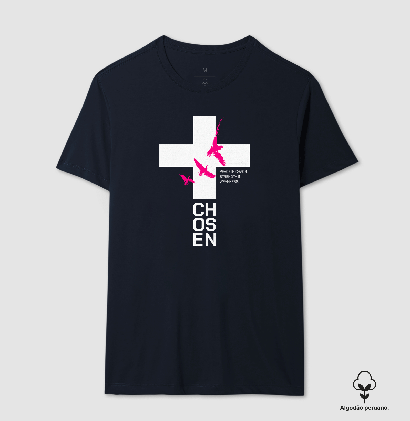 Camiseta Masc. Algodão Peruano Chosen - Imagem 3