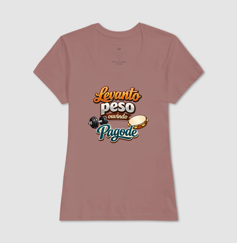 camiseta levanto peso ouvindo pagode - Imagem 17