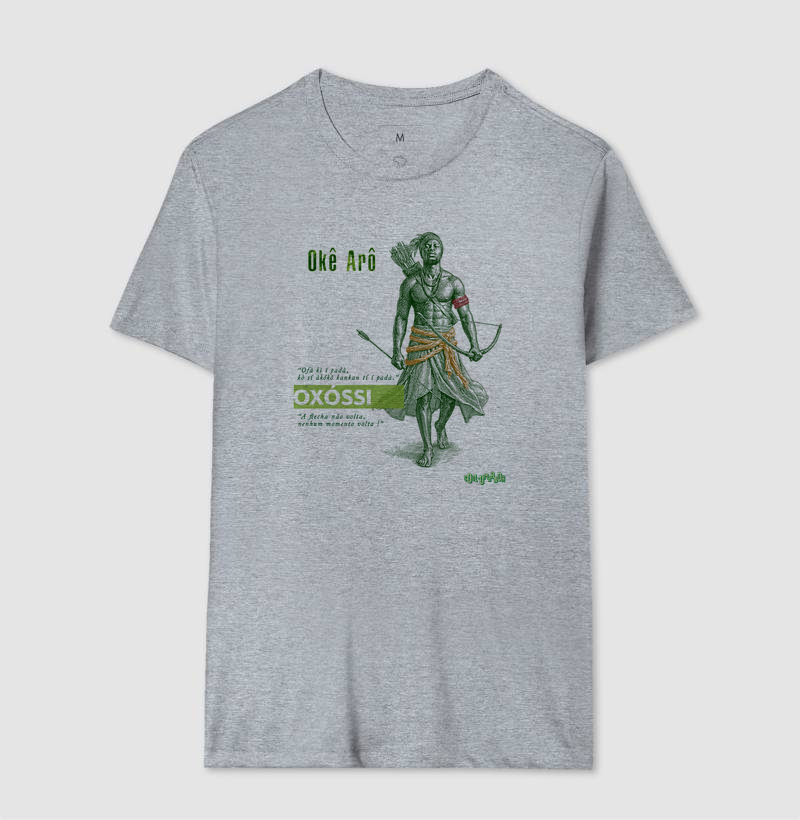 camiseta OXÓSSI iorubá masculina - Imagem 6