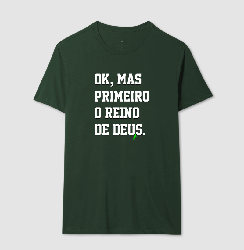 Camiseta Cristã Primeiro o Reino de Deus - Imagem 12
