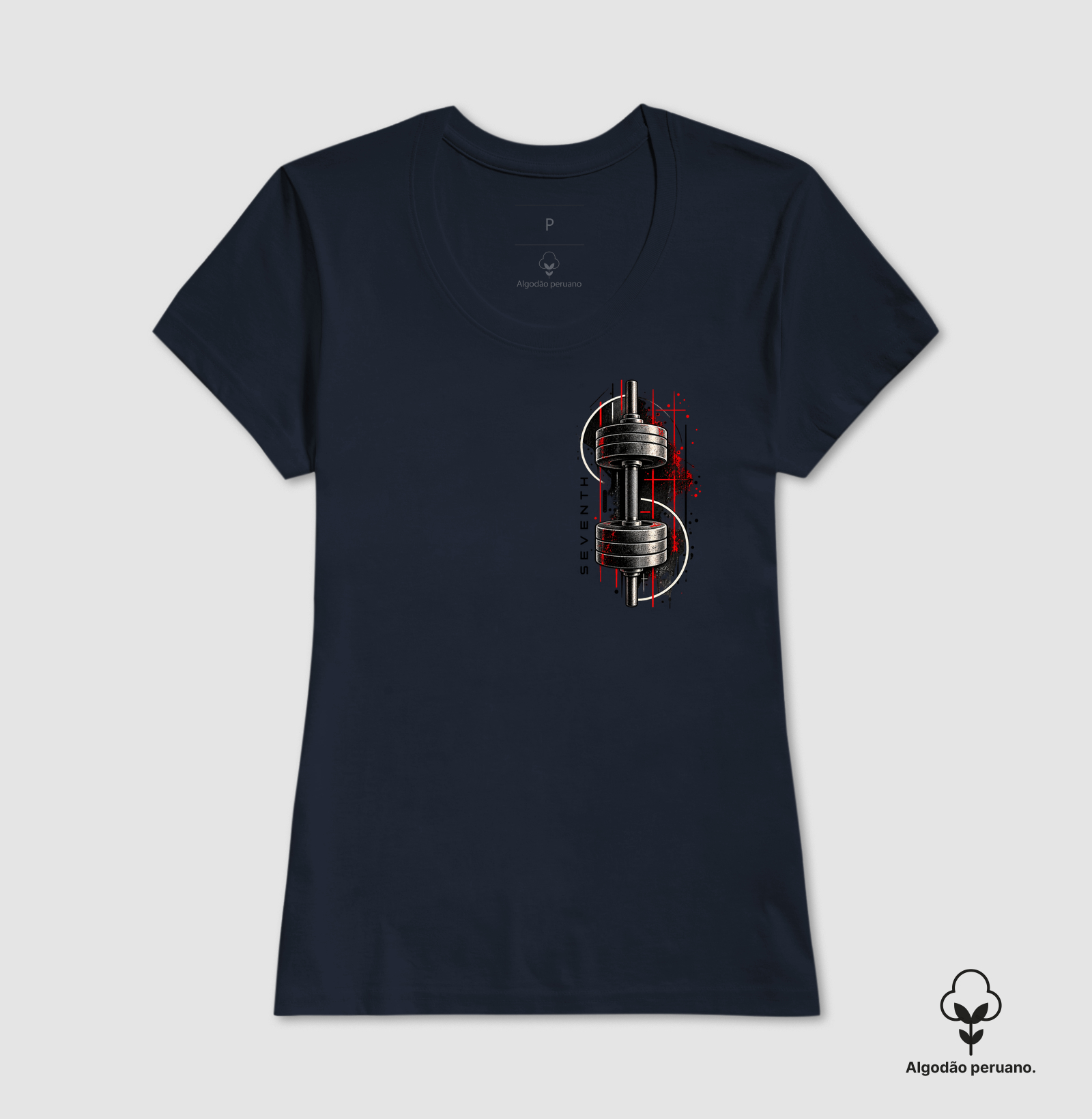 Camiseta Algodão Peruano — Halter Vertical | SEVENTH - Imagem 8