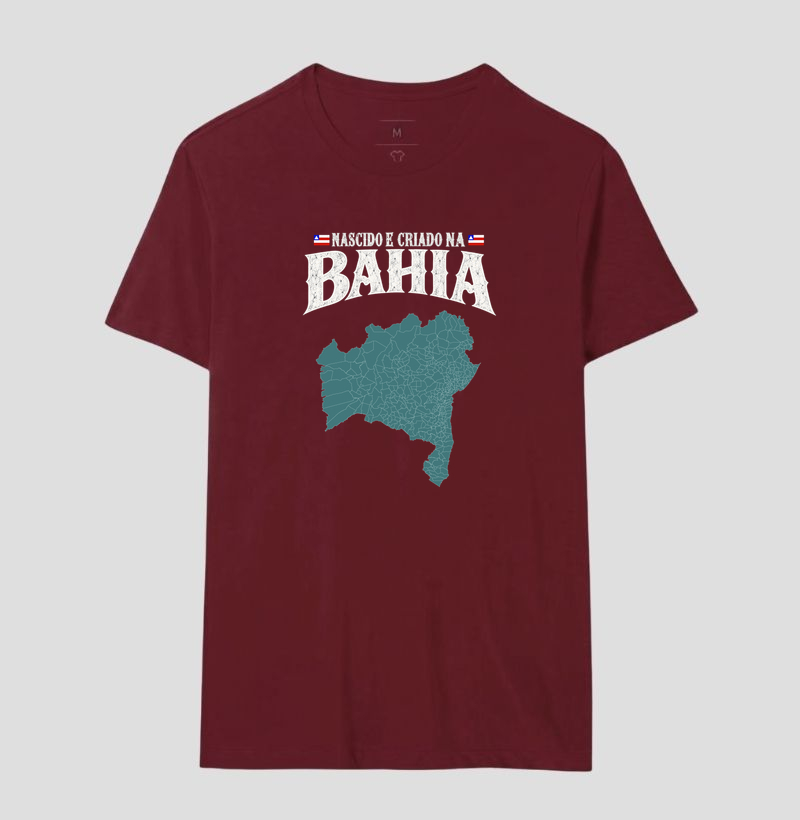 Camiseta Nascido e Criado na Bahia  - Imagem 13