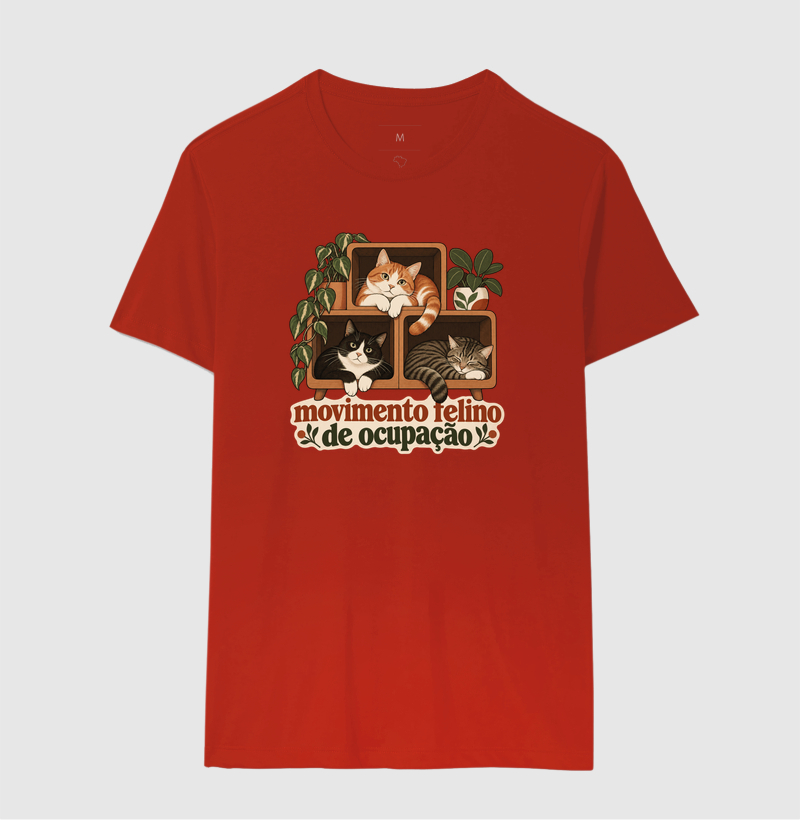Camiseta Vários Gatos "movimento felino de ocupação" | Pelo & Pano - Imagem 10