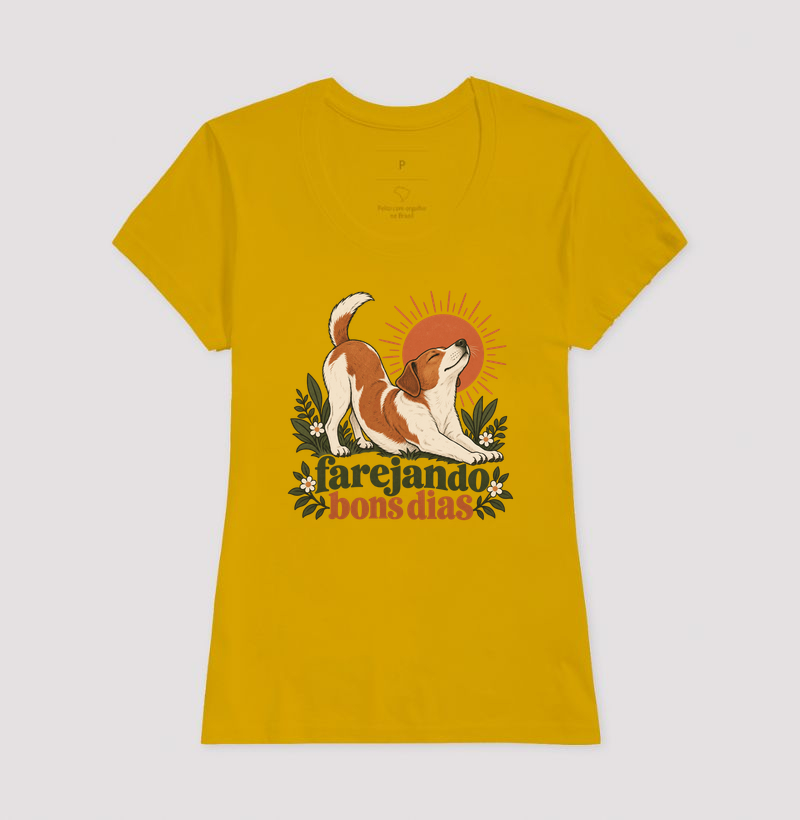 Camiseta Cachorro Manhã "farejando bons dias" | Pelo & Pano - Imagem 15
