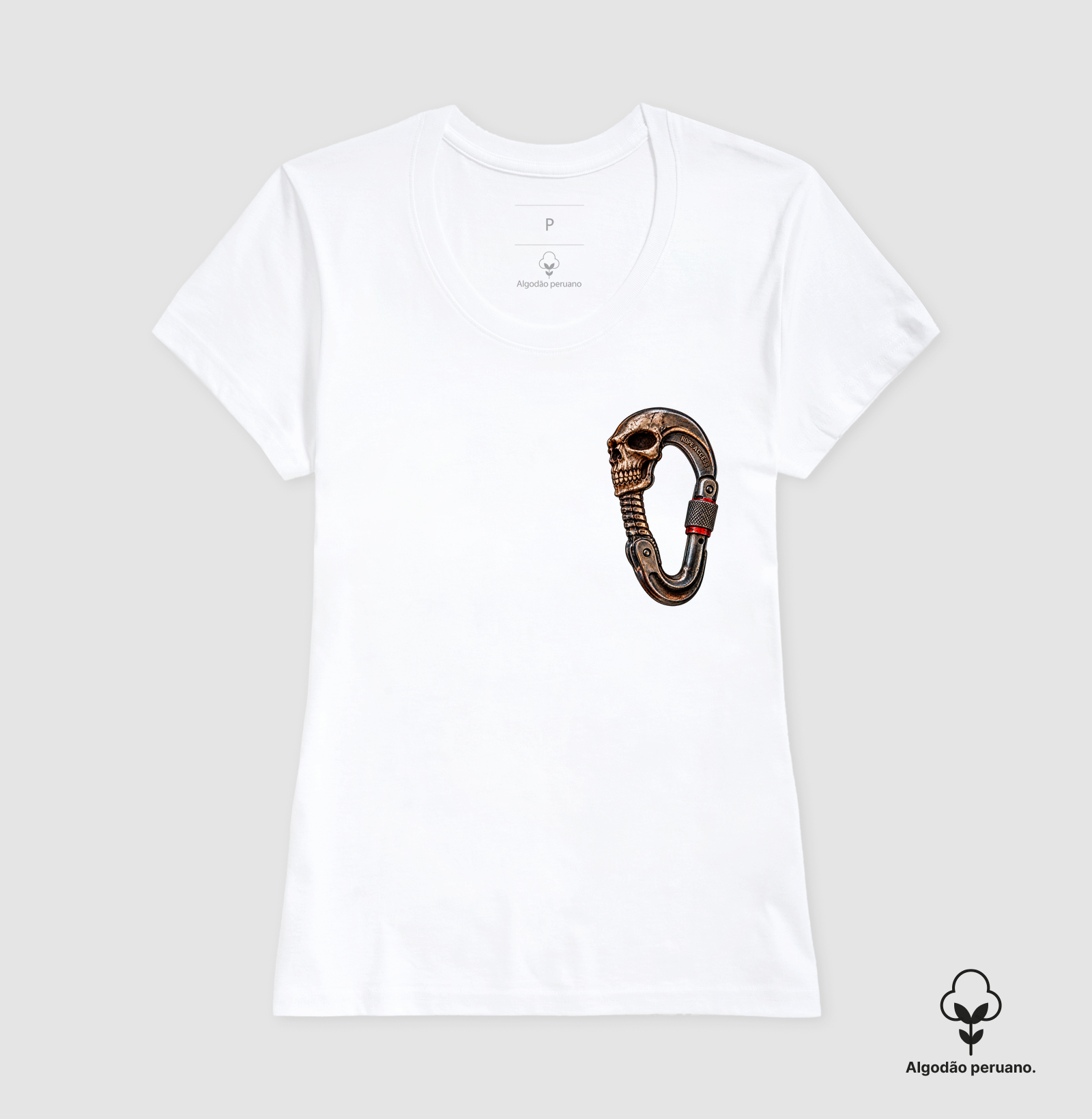 Skull Carabiner, Mosquetão no Peito - Imagem 5