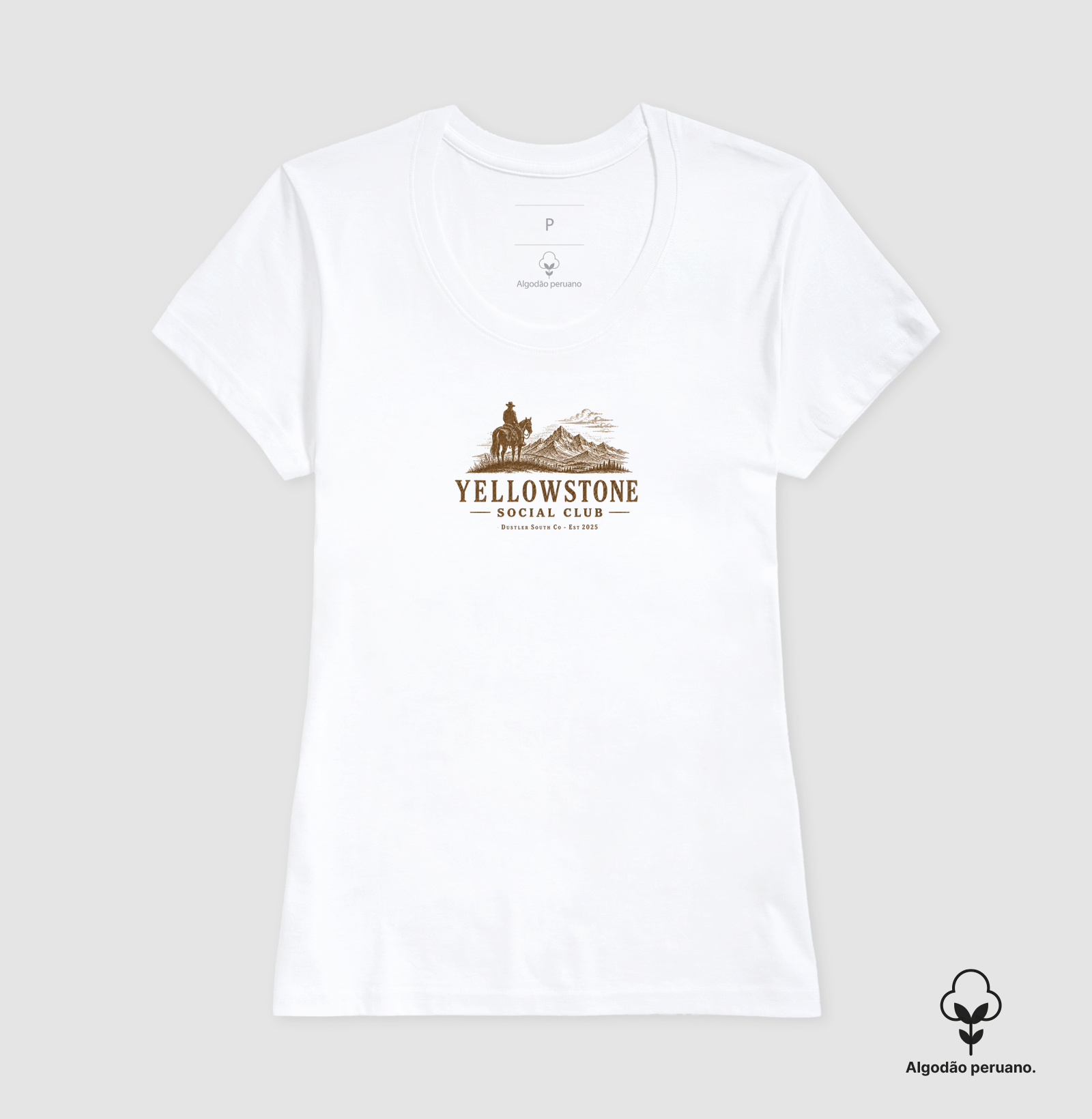 Baby Look Feminina Yellowstone Social Club Dustler South Co. - Imagem 2