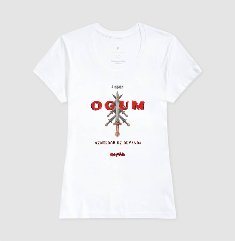 camiseta OGUM vencedor de demanda feminina - Imagem 2