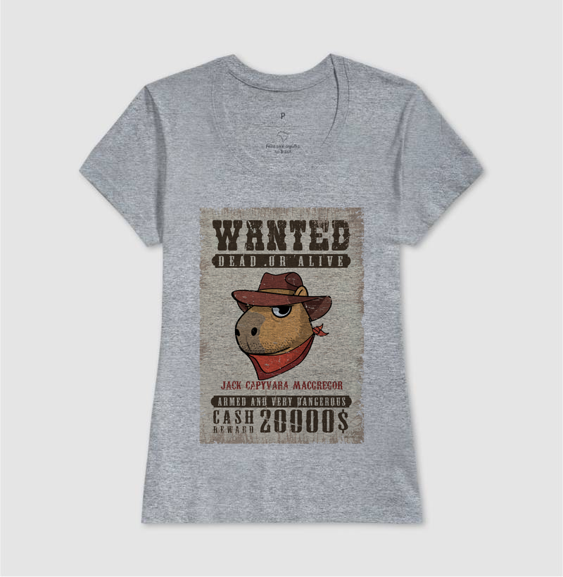 Camiseta Wanted Capivara - Imagem 9
