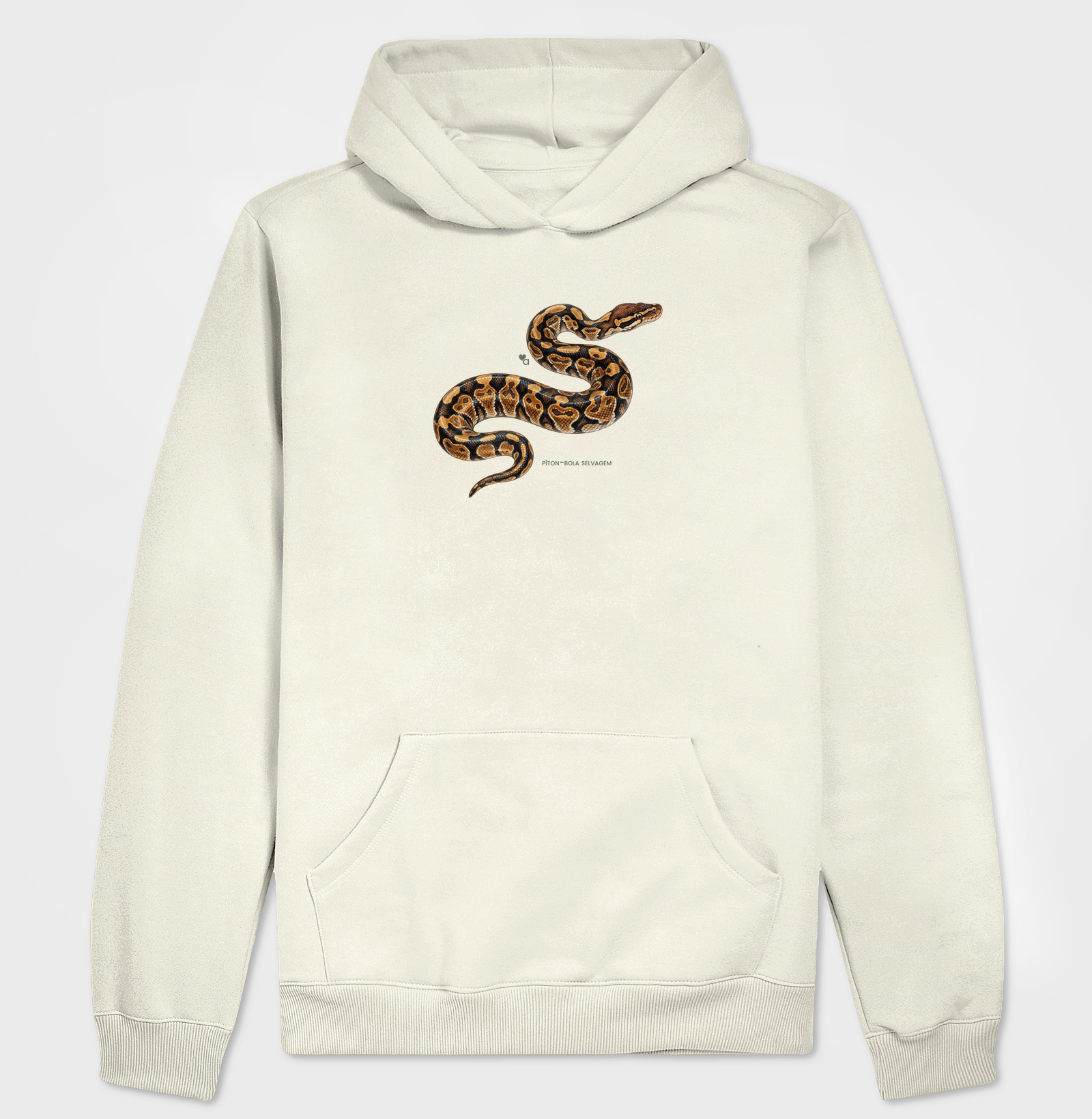 Répteis - Piton-bola-selvagem - Moletom Hoodie - Imagem 5