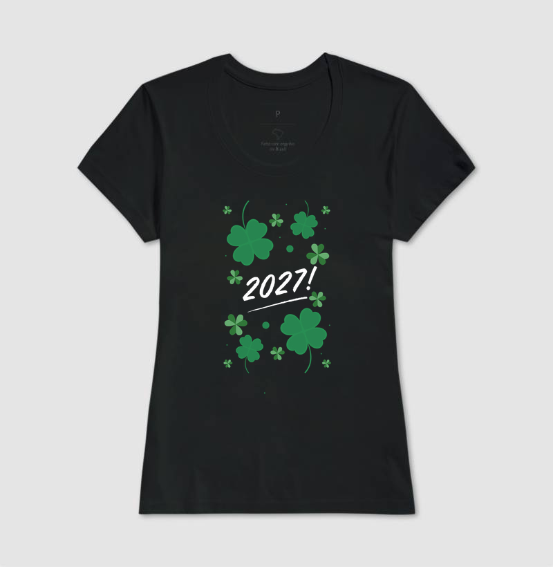Camiseta Sorte 2027 – Trevos da Virada - Imagem 3