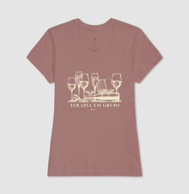 Camiseta Vinho - Terapia em Grupo - Imagem 15