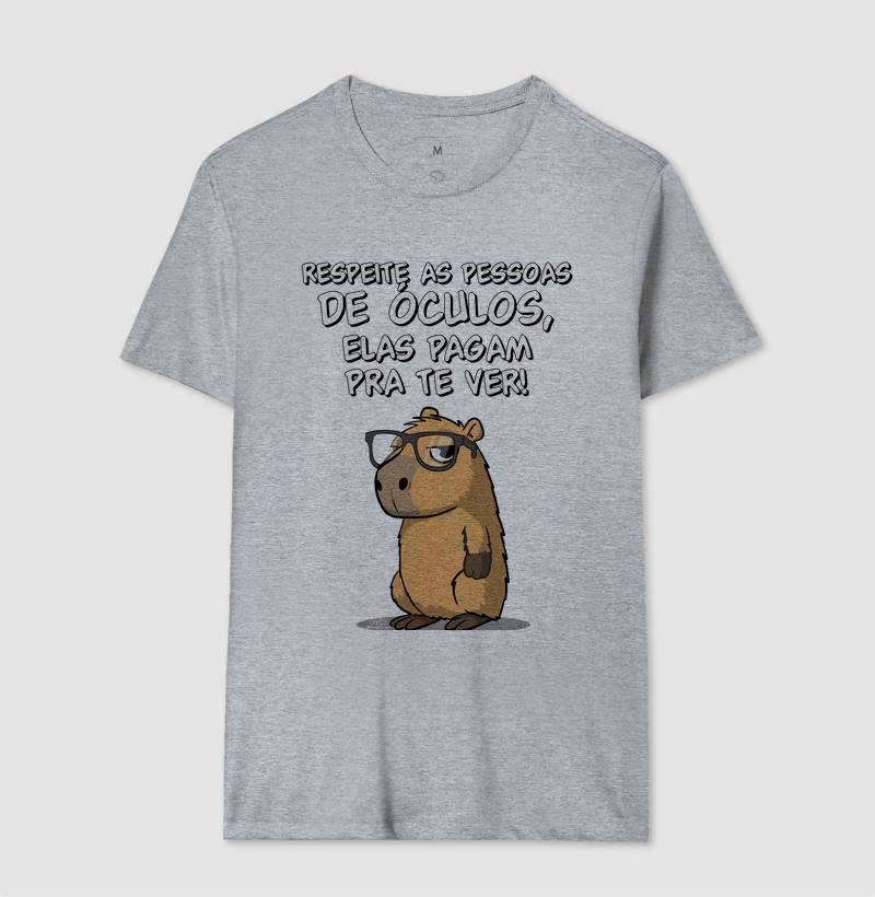 Camiseta Capivara Óculos - Imagem 8