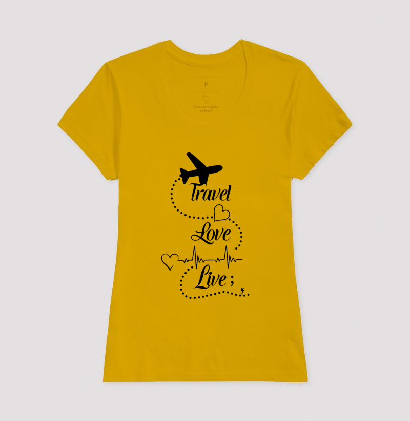 Camiseta Travel Love Live – Estampa de Viagem | Excursionista - Imagem 18