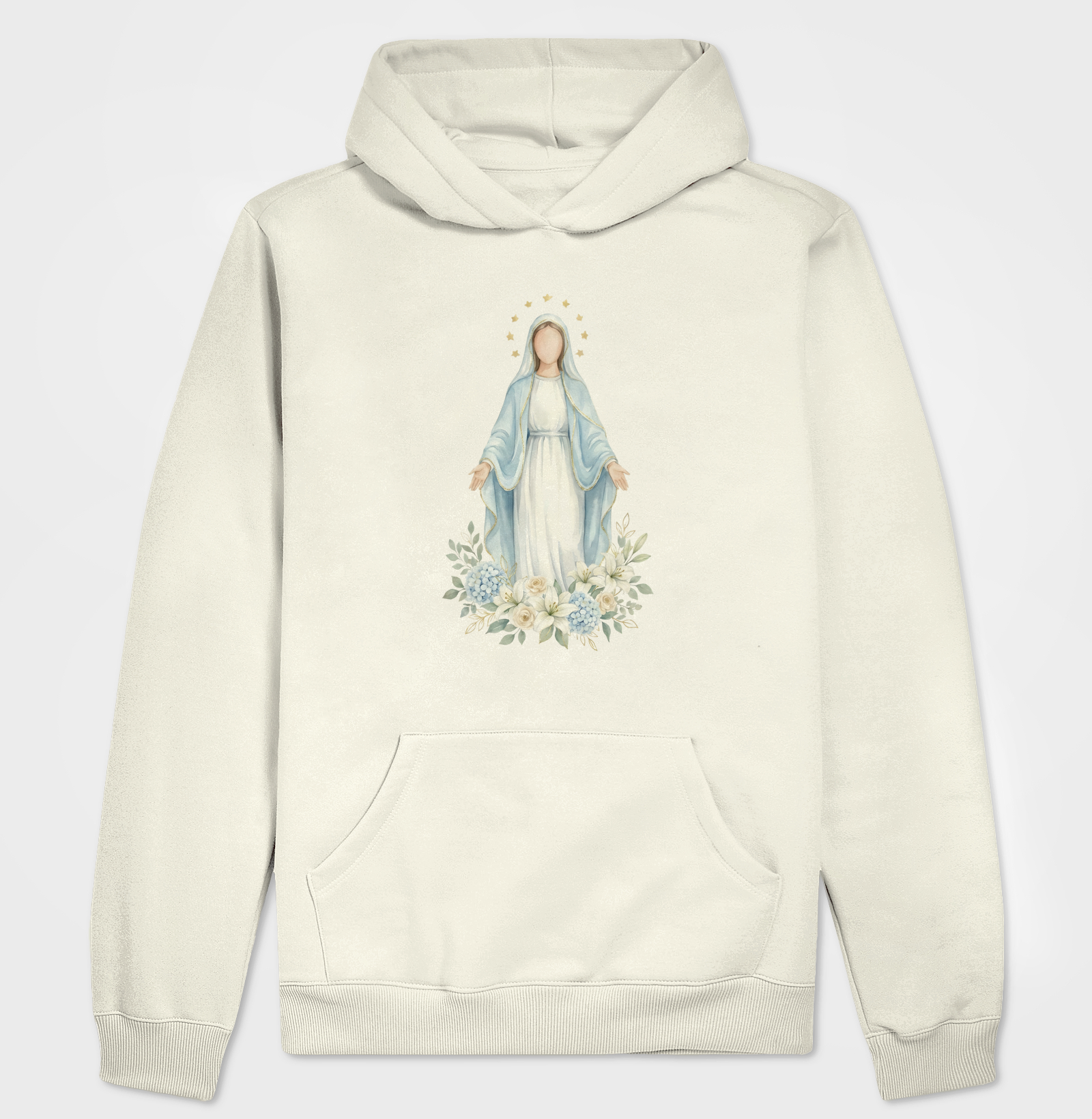 Nossa Senhora das Gracas Aquarela - Imagem 3