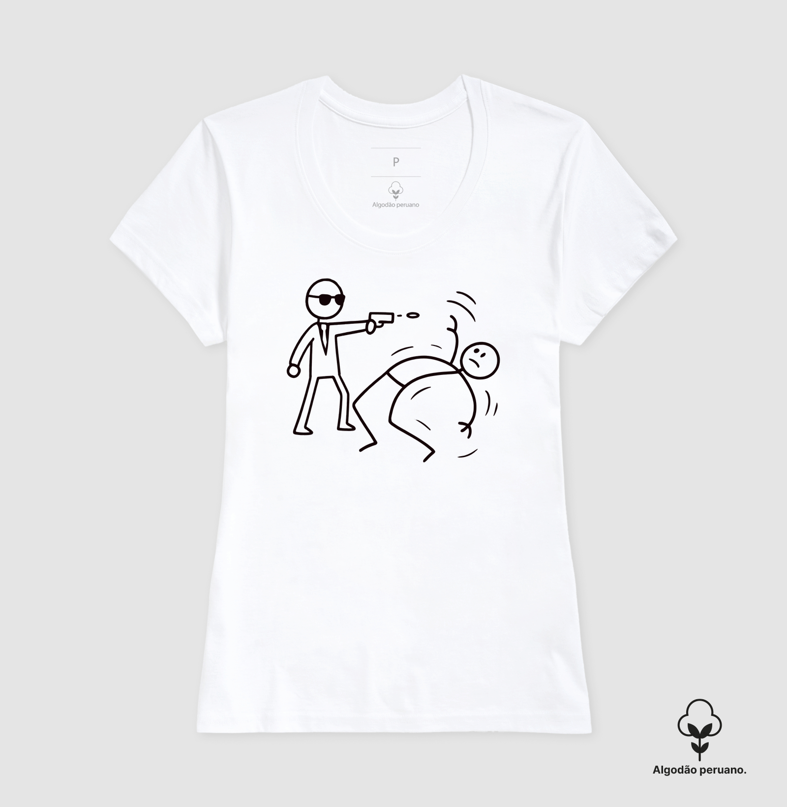 Camiseta Algodão Peruano Bullet Time - Imagem 3