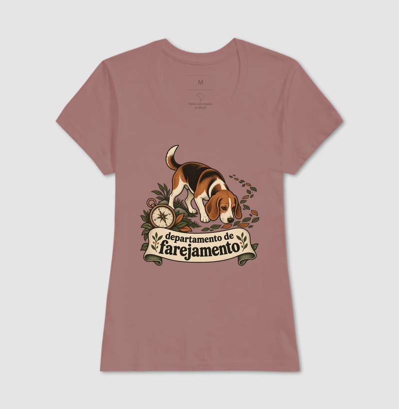 Camiseta Cão Farejador "departamento de farejamento" | Pelo & Pano - Imagem 17