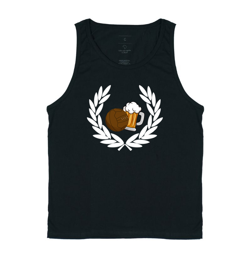 Regata Beer and Football - Preta, Azul, Vermelha, Verde e Amarela (feminina)