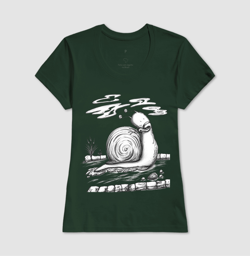 Camiseta Caracol Preta e Branco - Imagem 10