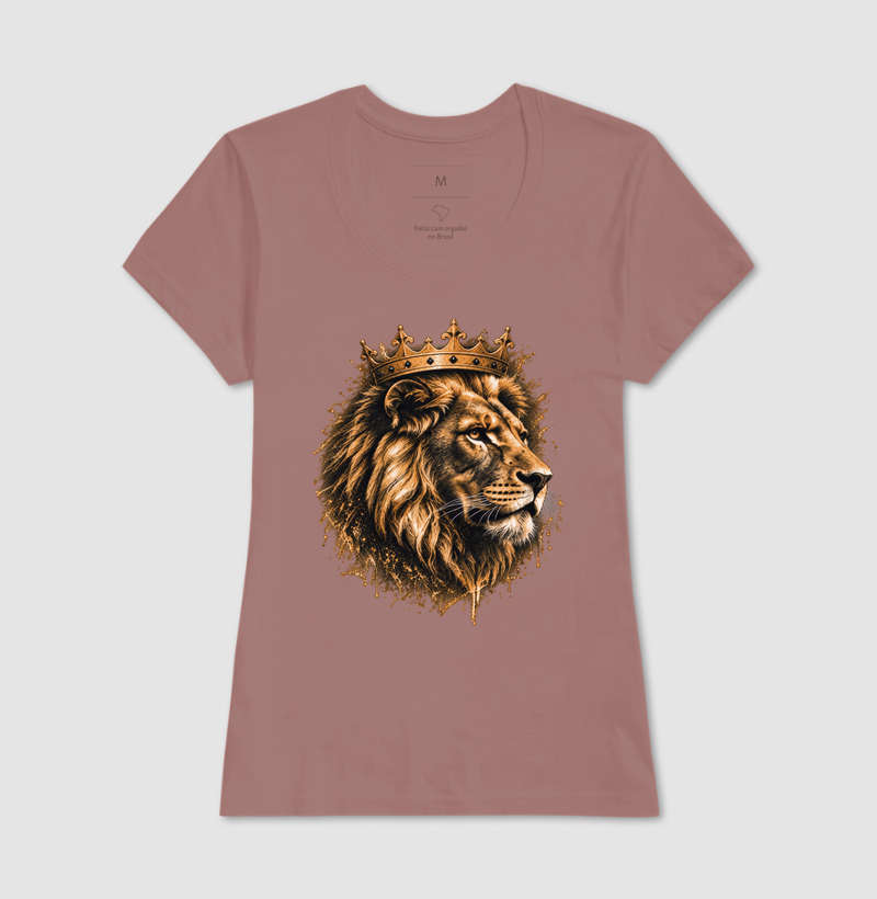Leão Coroado — Camiseta Oversized - Imagem 17