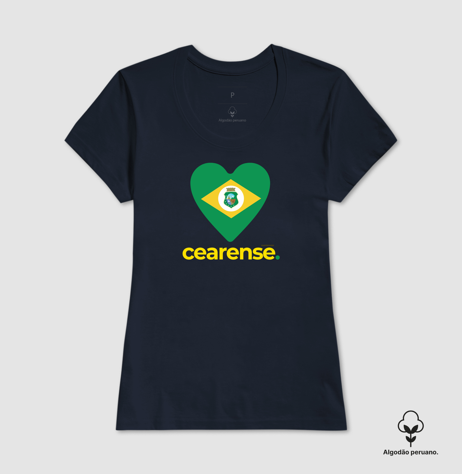 Camiseta Coração Cearense. | OxenteWear - Imagem 7