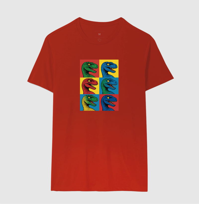 Camiseta Dino Pop Velociraptor - Imagem 12