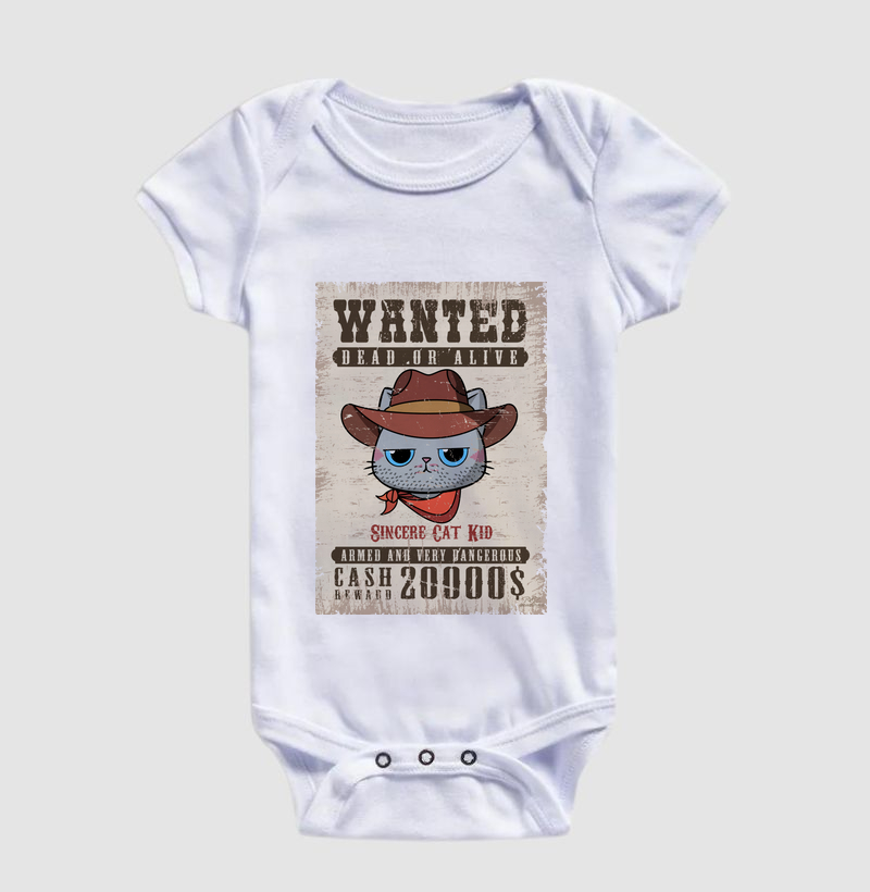 Camiseta Wanted Cat Kid - Imagem 3