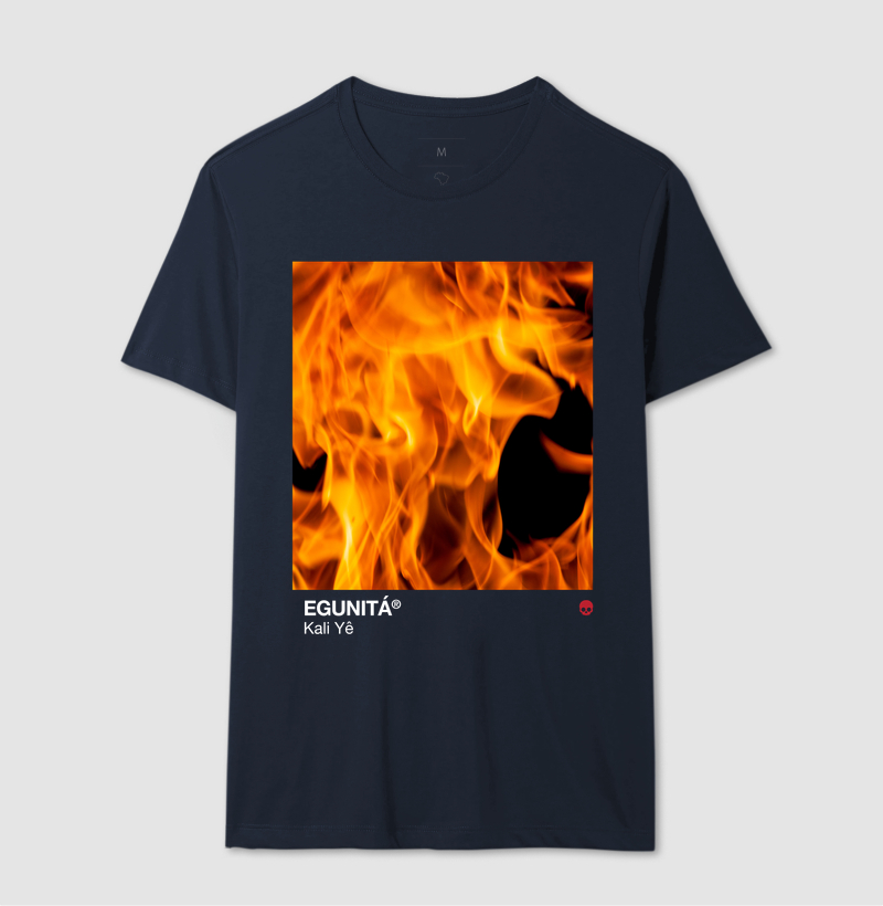 Camiseta Umbanda Orixá Egunitá - Fogo - Imagem 6