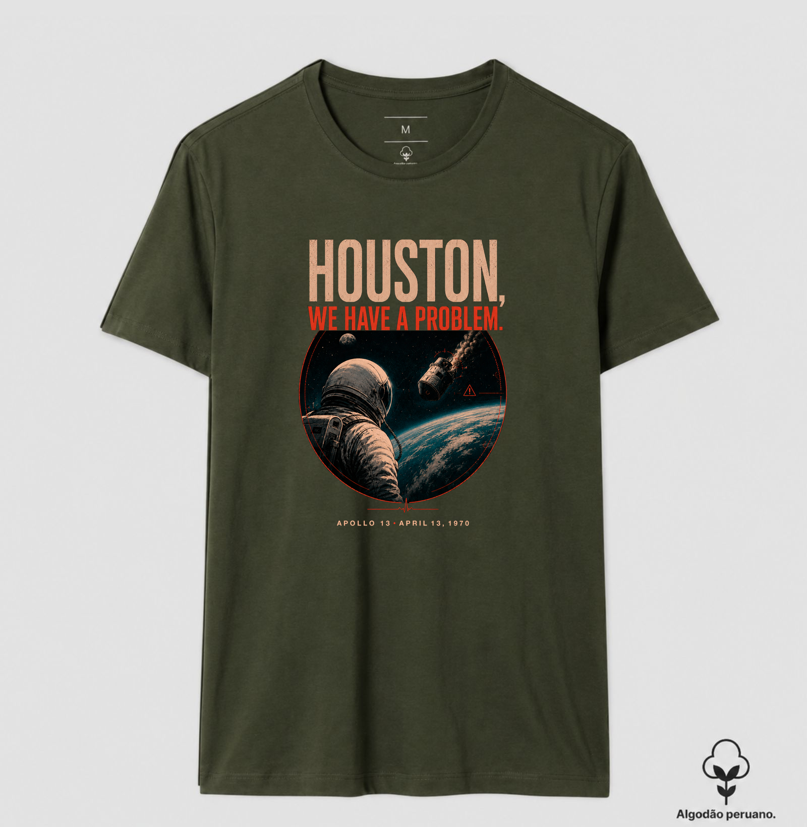 Camiseta - "We have a problem" - Imagem 5