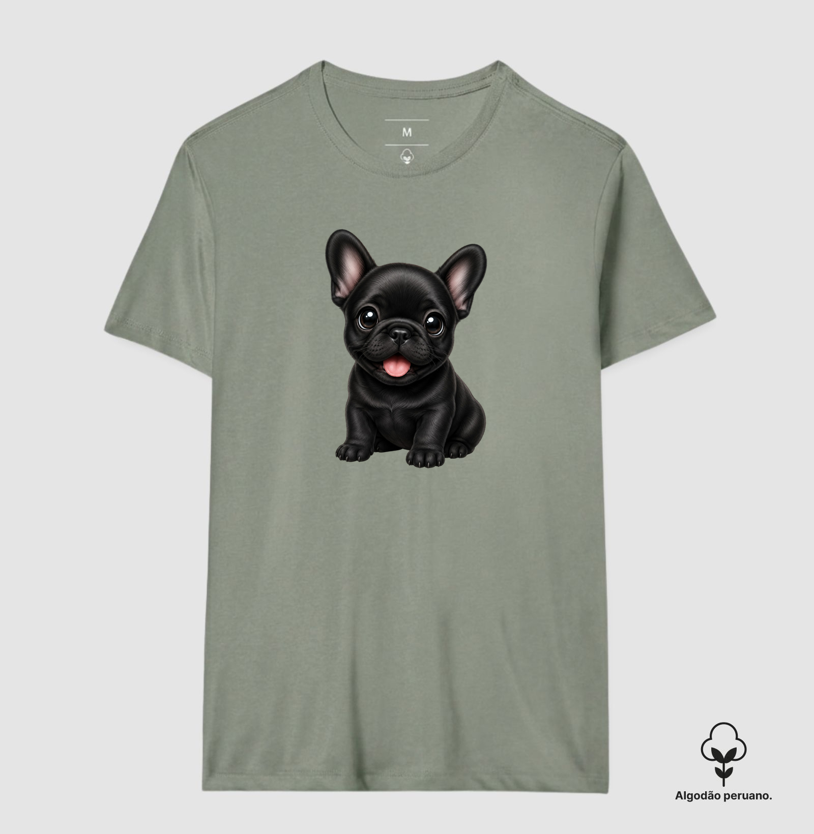 Bulldog (Buldogue) Francês Preto - Desenho Animado - Imagem 2