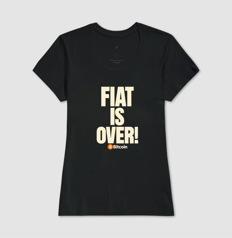 Camiseta Bitcoin Fiat Is Over - Imagem 4