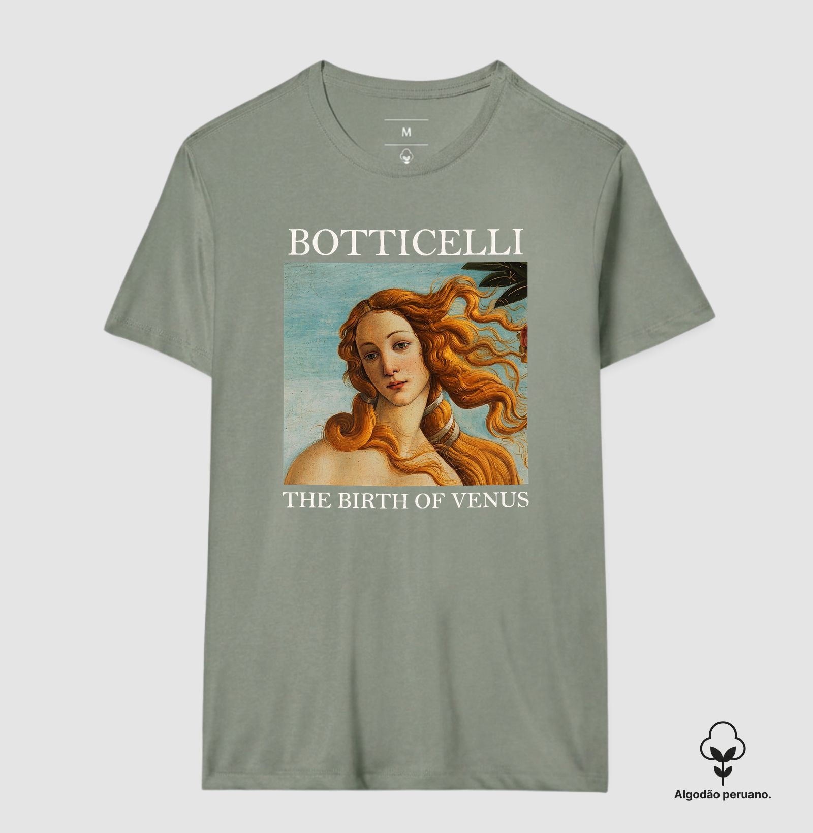 Camiseta Sandro Botticelli – O Nascimento de Vênus (The Birth of Venus) | Algodão Premium  - Imagem 7