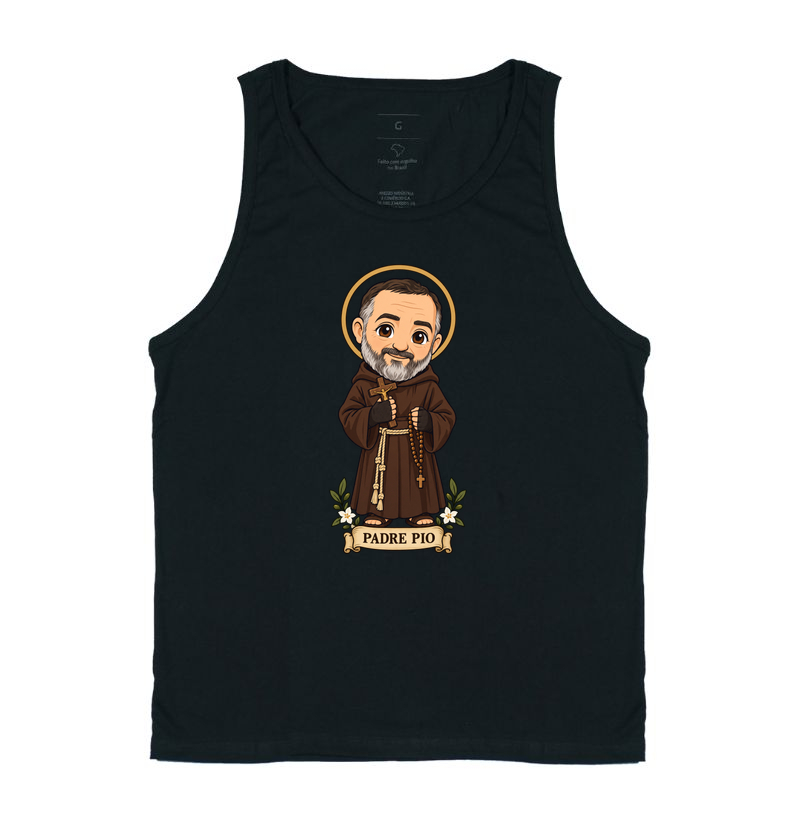 Padre Pio estilo chibi - Imagem 3
