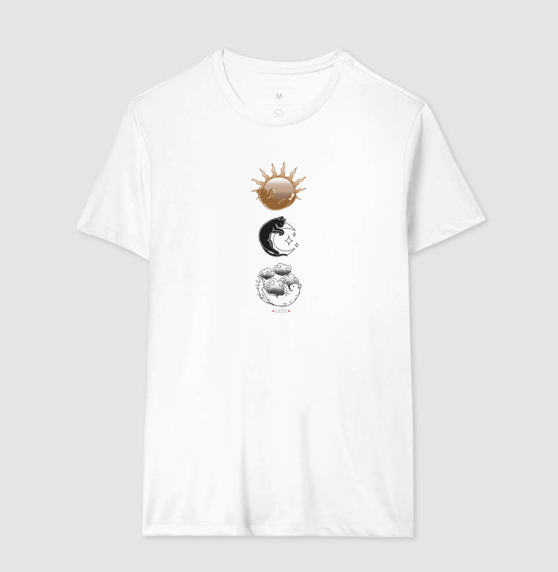 Camiseta Sol Lua e Nuvens - Imagem 7
