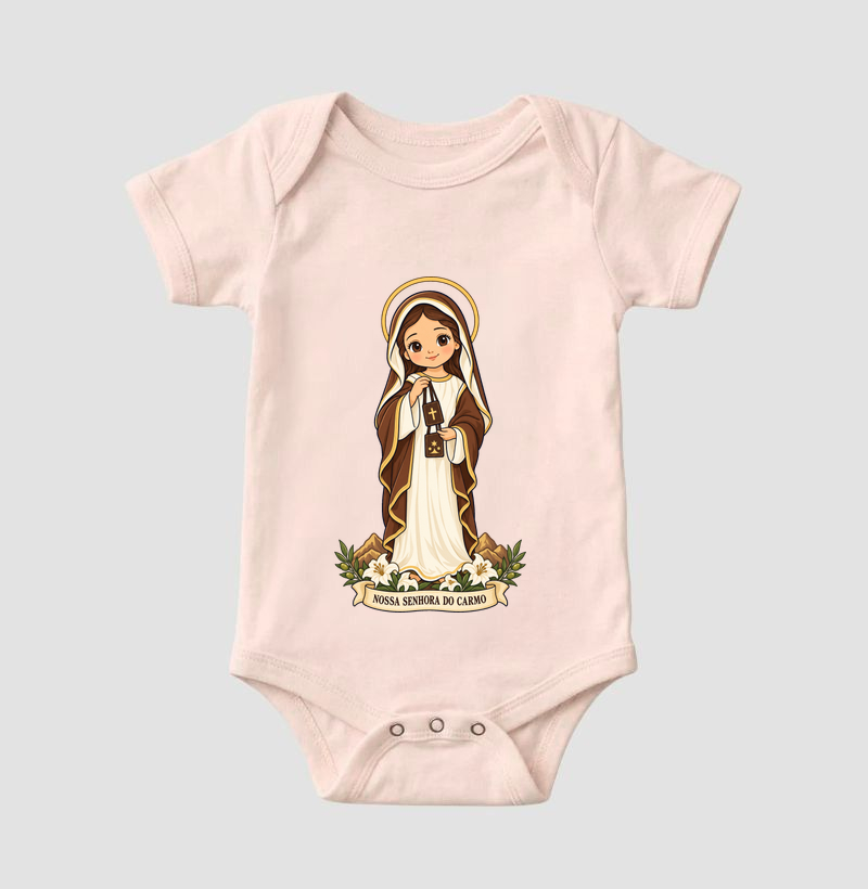 Nossa Senhora do Carmo estilo chibi - Imagem 5
