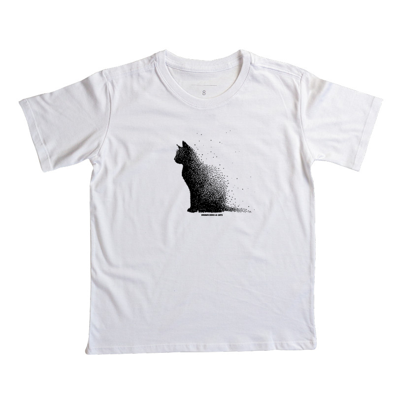 Gato pontilhismo de lado - Imagem 2