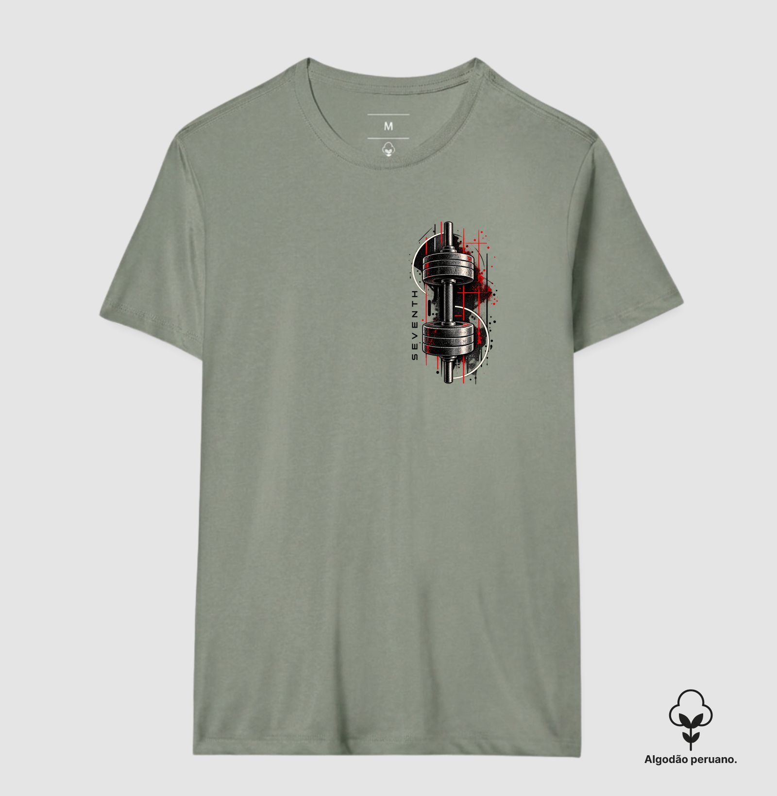 Camiseta Algodão Peruano — Halter Vertical | SEVENTH - Imagem 2