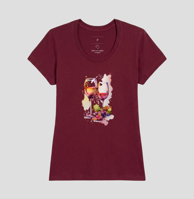 Camiseta Vinho - Brindando com Arte - Imagem 16